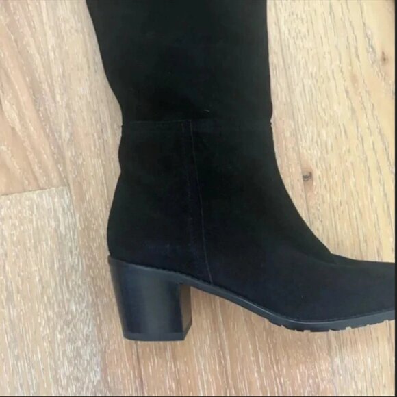 Stuart Weitzman Hitest Over The Knee Suede Boots - Picture 3 of 5